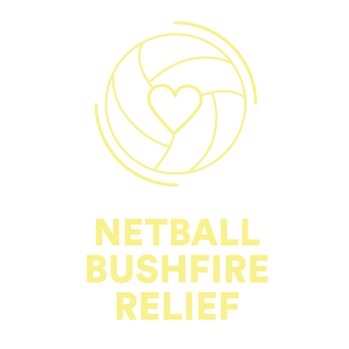 Netball Bushfire Relief logo