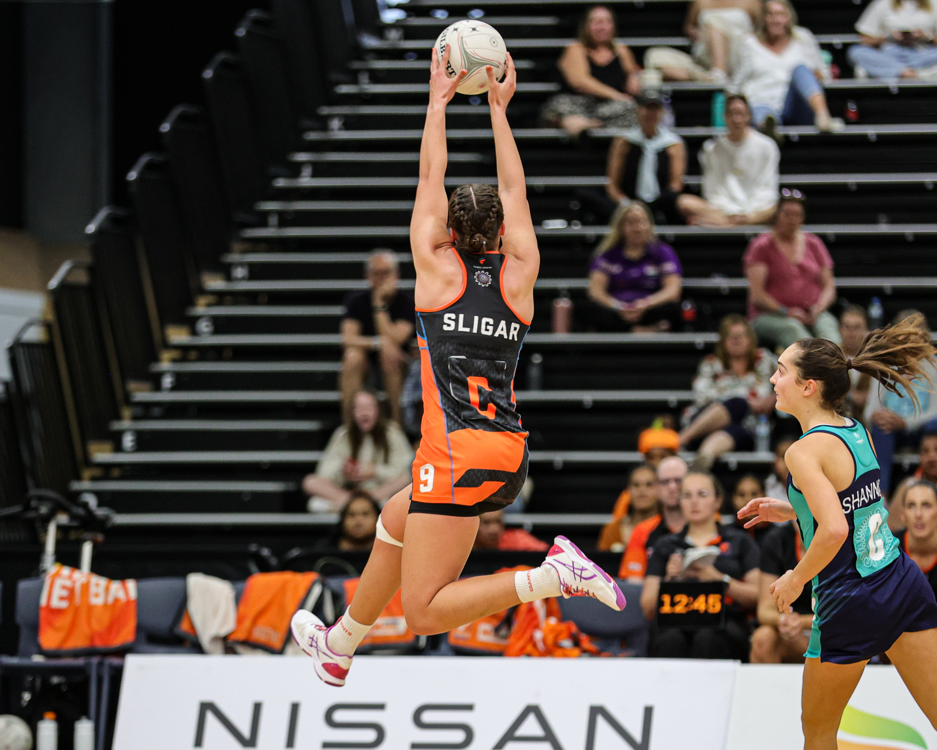Amy Sligar impressed at the 2023 edition of the Australian Netball Championships.