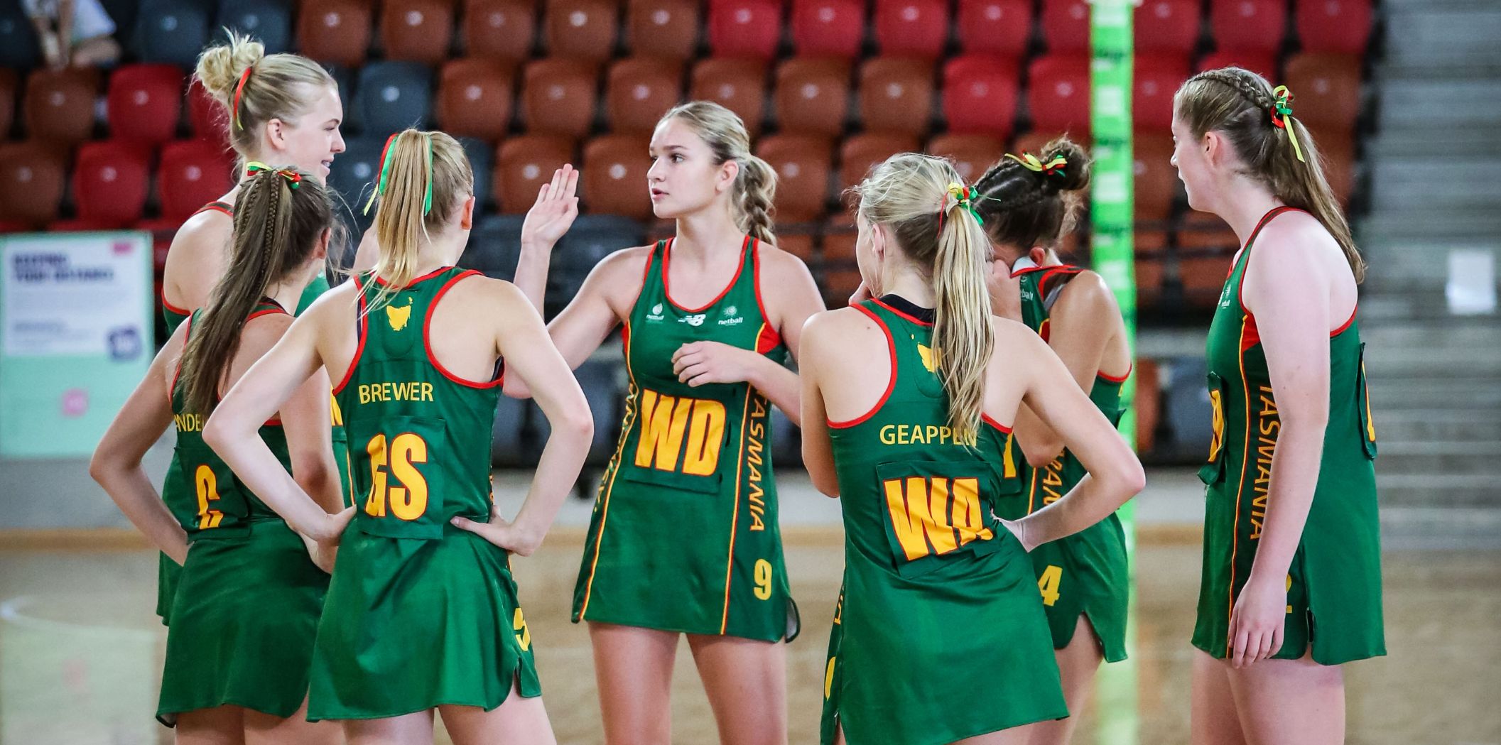 Tasmania's Under 17's discuss tactics at NNC.