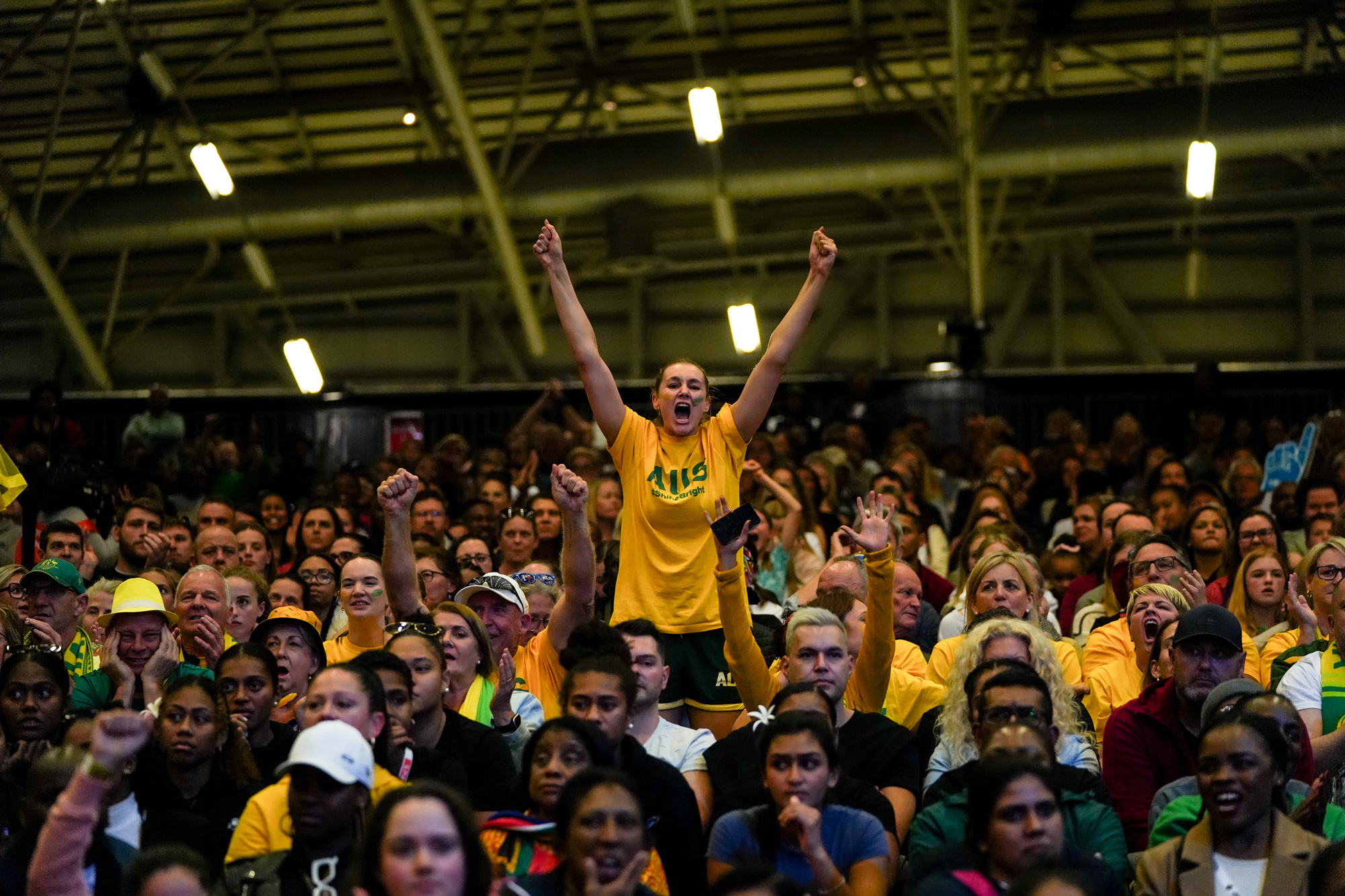 Diamonds Fan celebrates during NWC Final