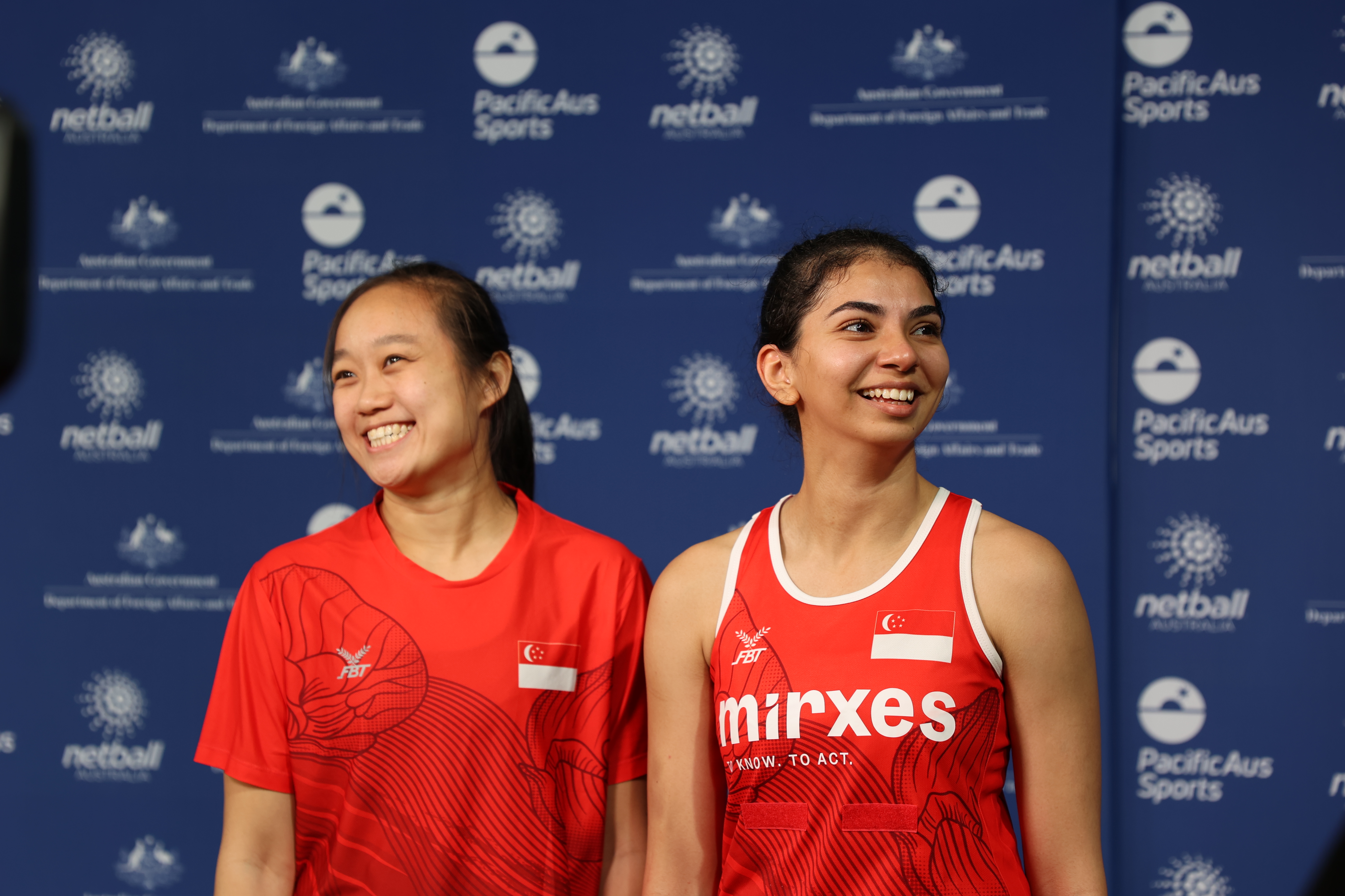 Kai Wei Toh Amandeep Chahal Pacific Netball Series 2024