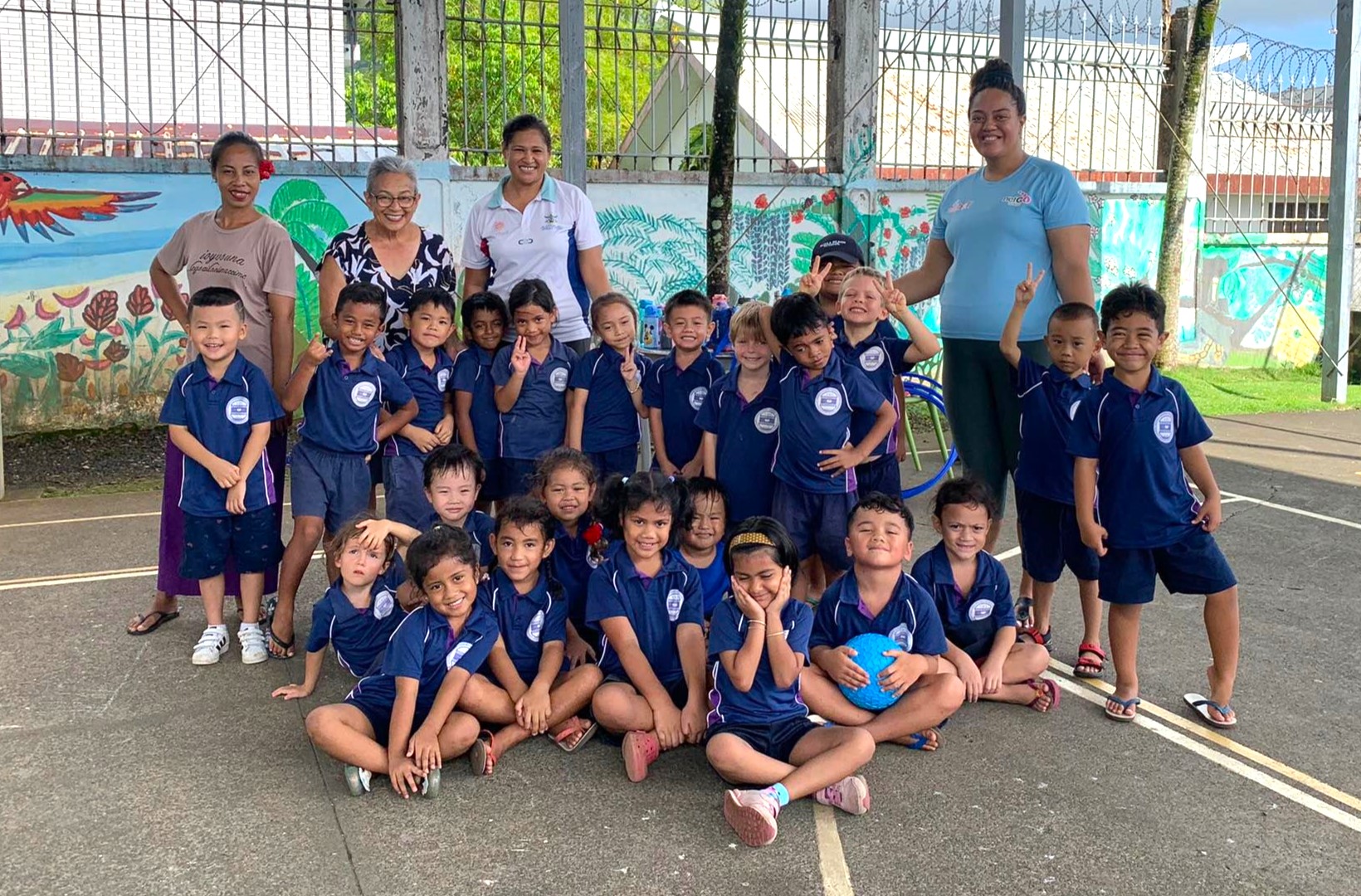 Vaila Beach School – One Netball Samoa