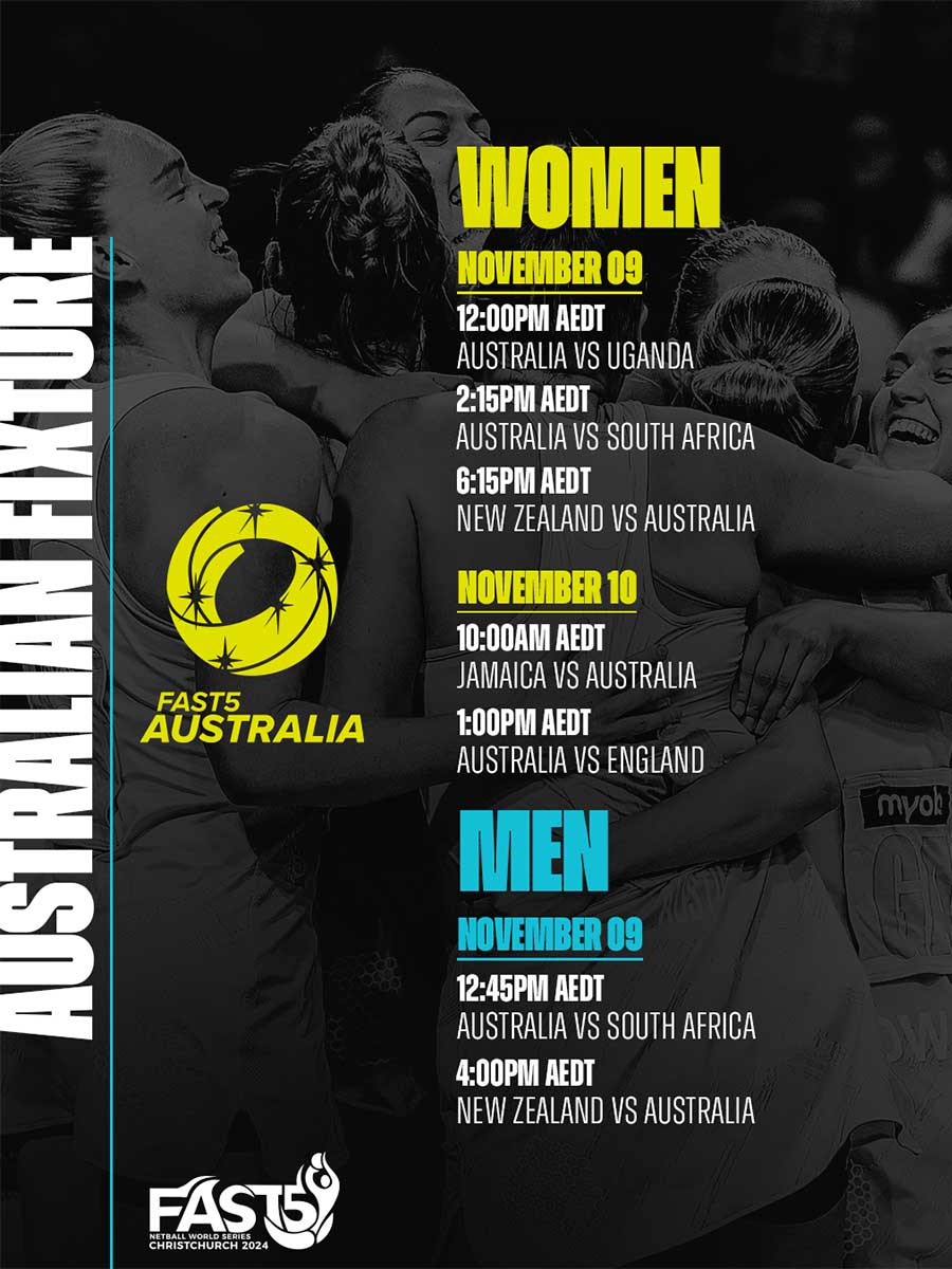 Fast5 fixture Aus