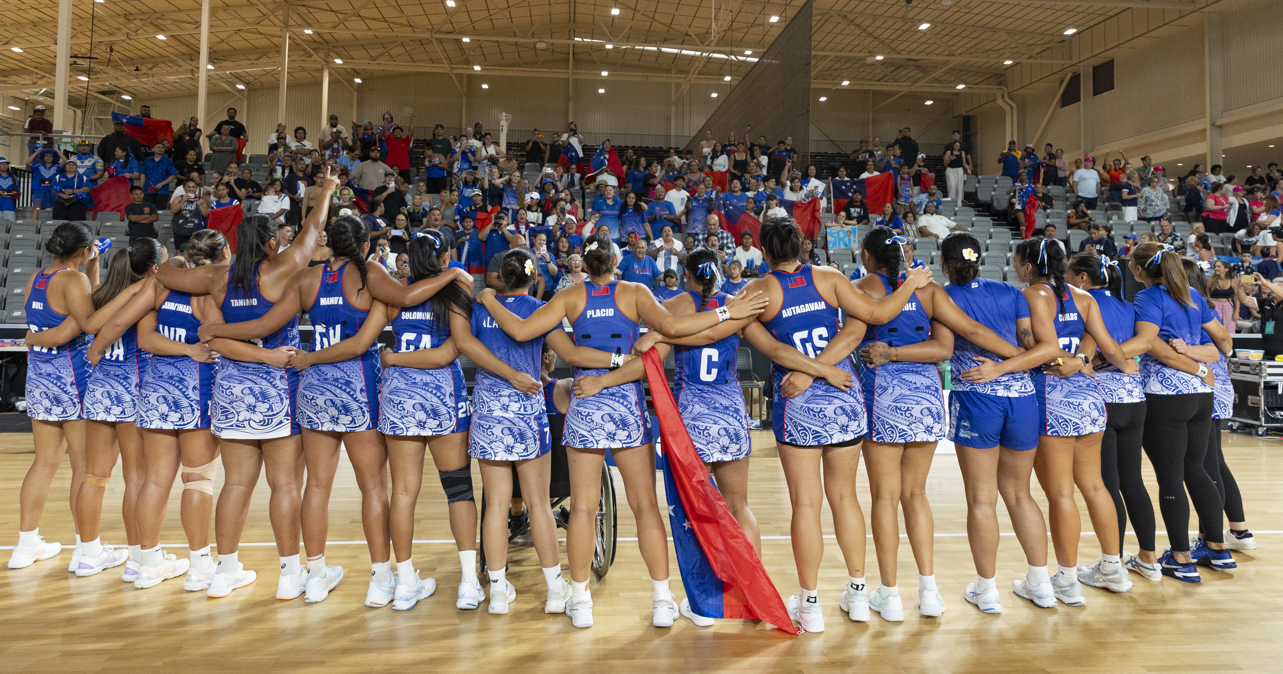 Samoa champions of the PacificAus Sports Netball Series 2025