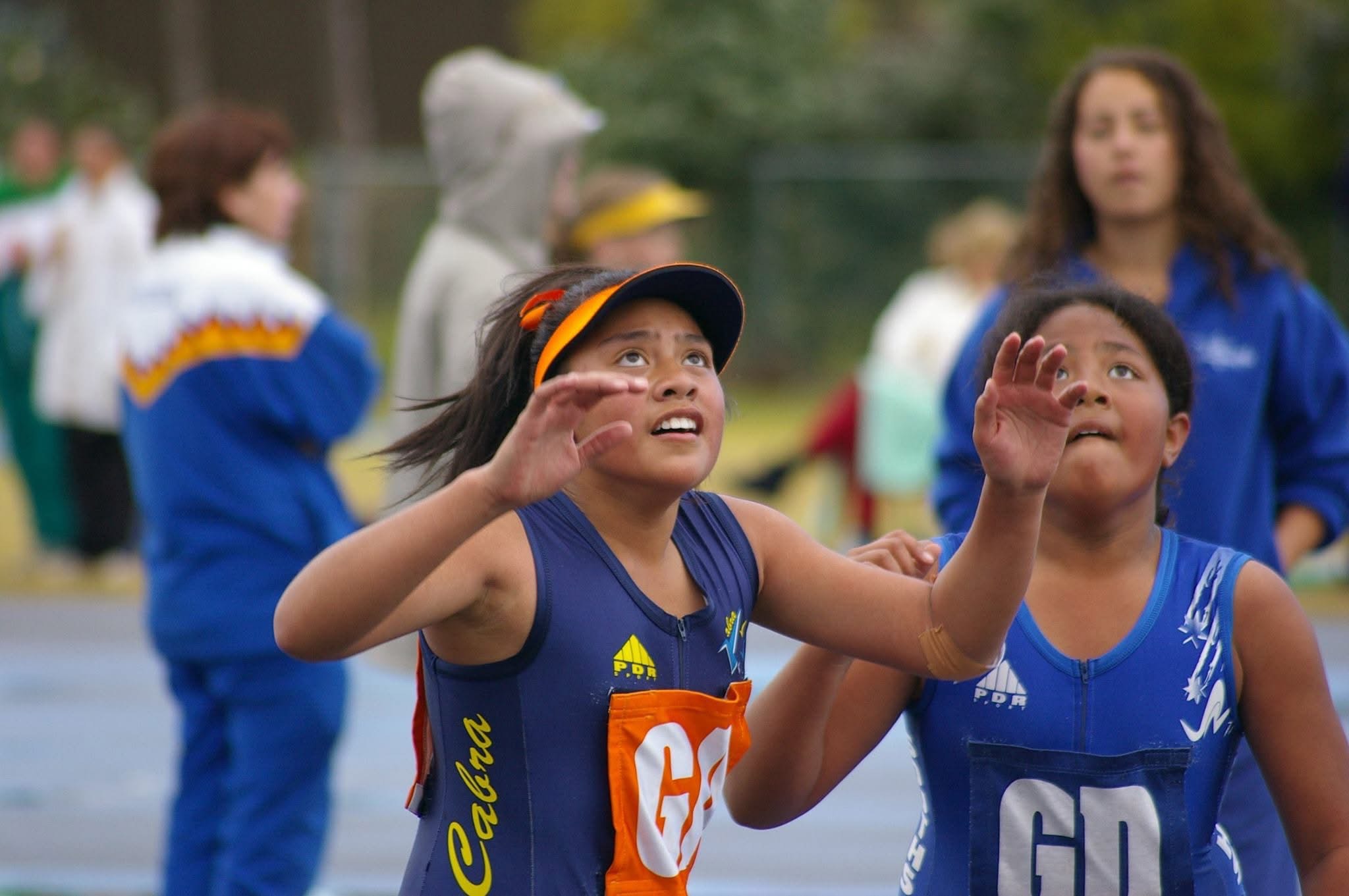 Kristiana Manu'a as a young netballer