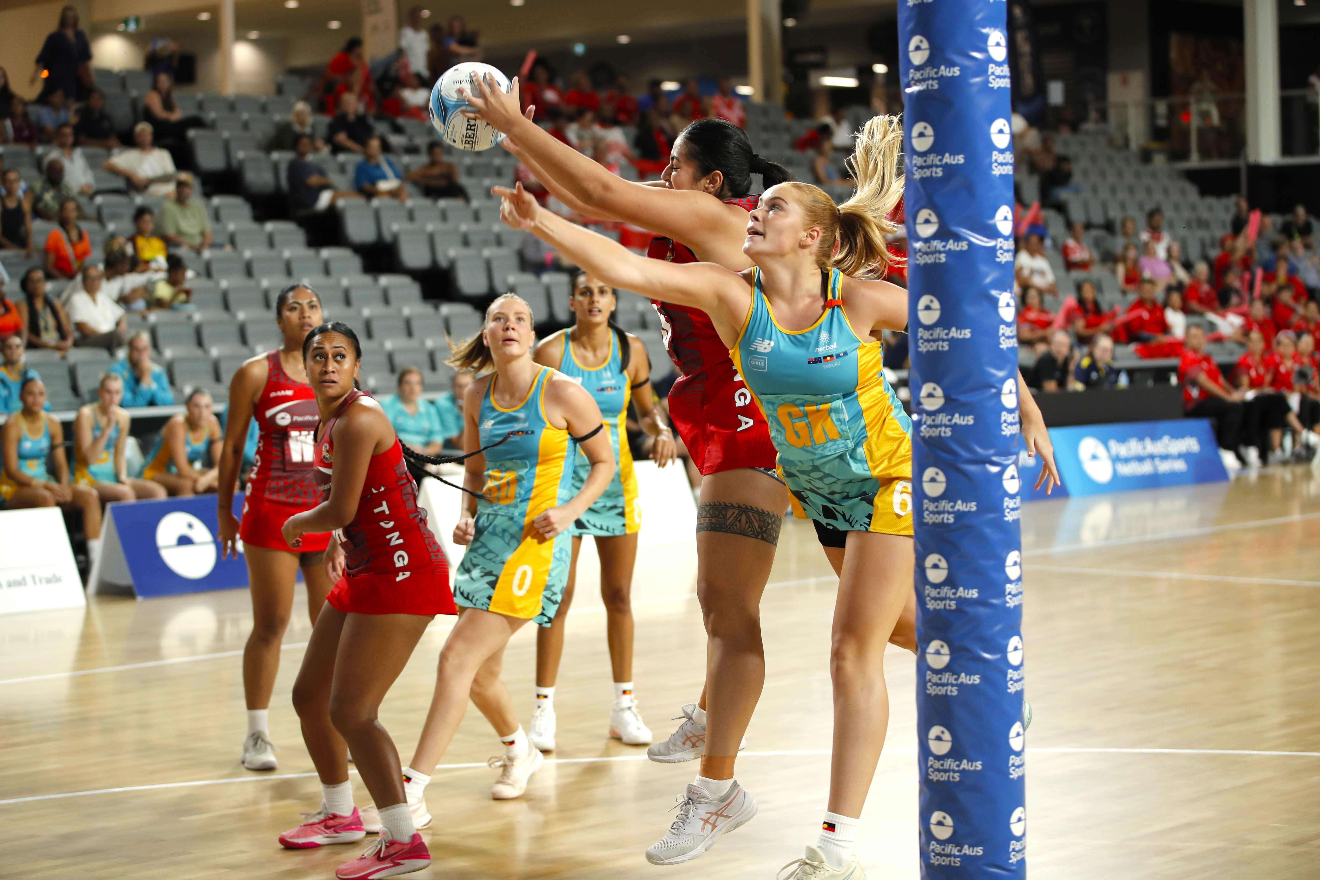 Tonga vs Black Swans PacificAus Sports Netball Series 2025