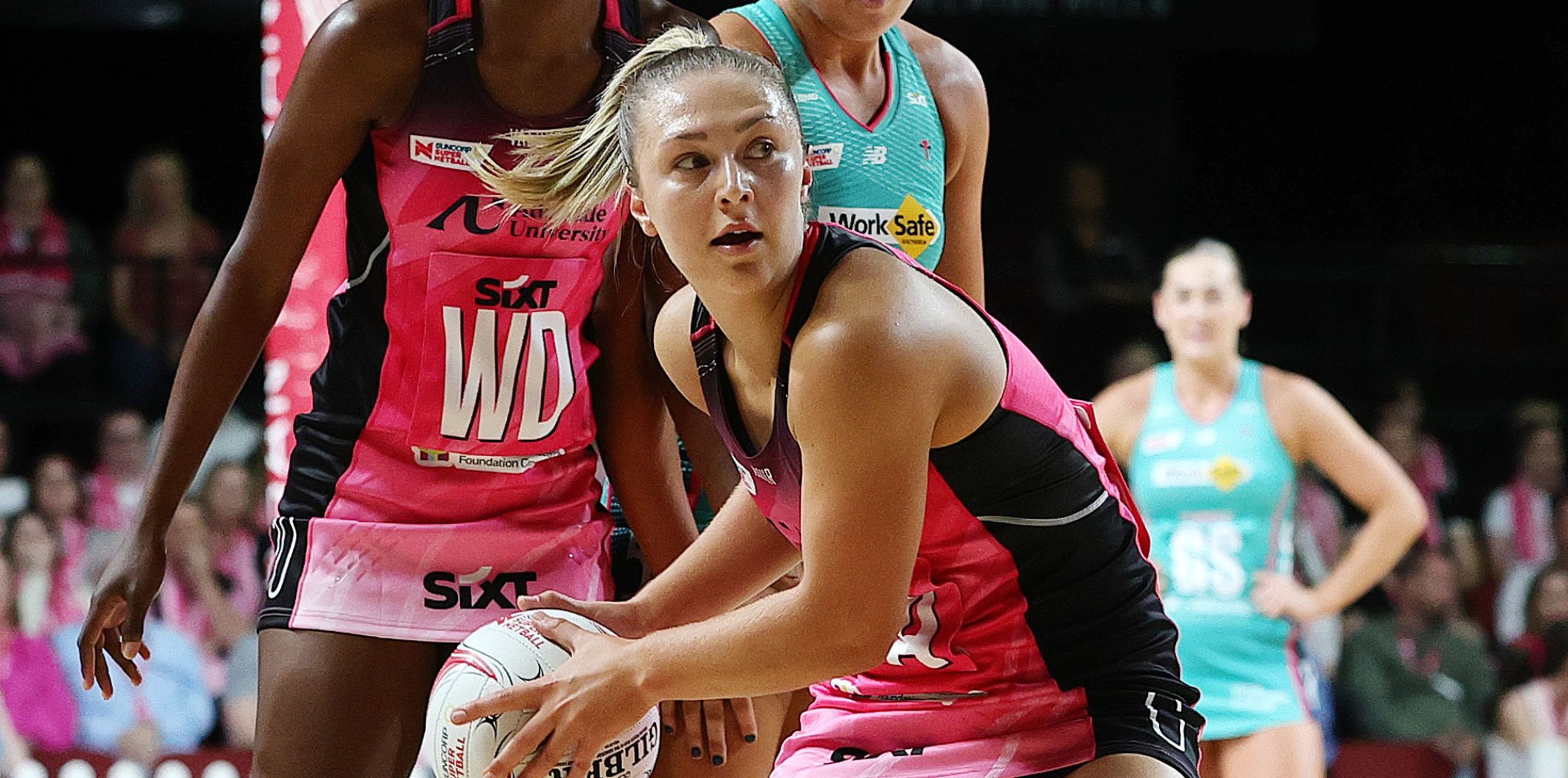 Georgie Horjus gathers possession