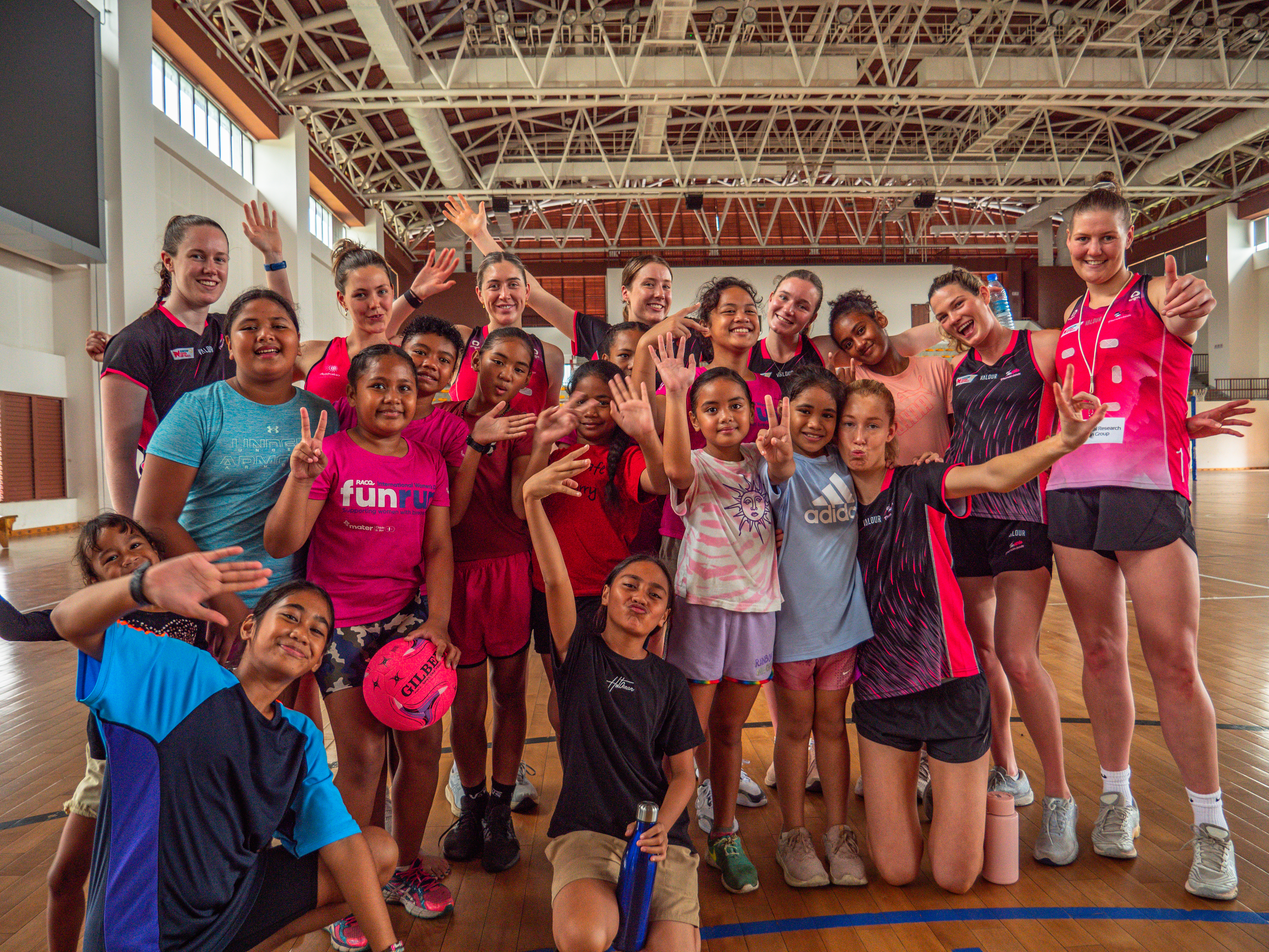 SSN Team Adelaide Thunderbirds in Samoa 2023