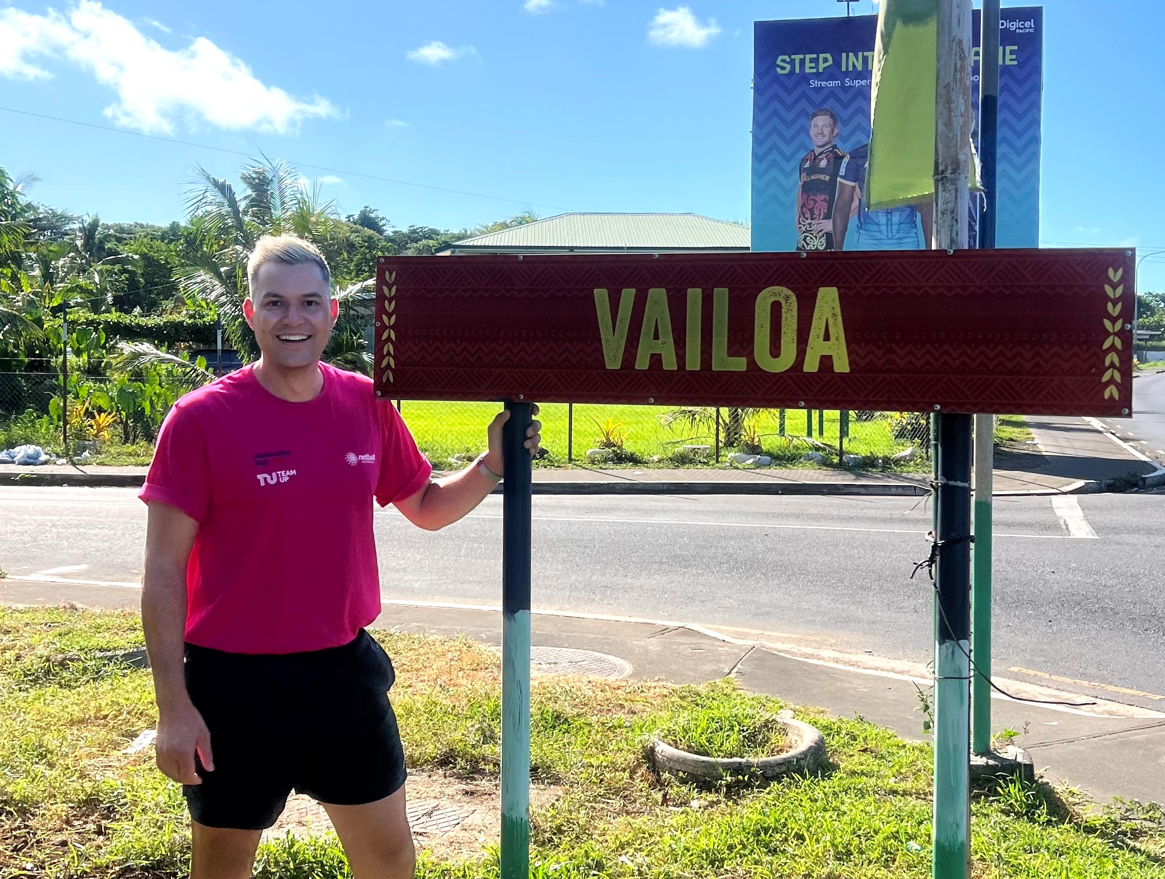 Tim Marshall in Vailoa, Samoa
