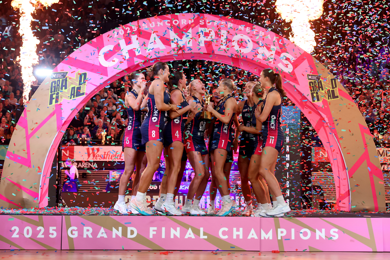 Vixens celebrate premiership 2025