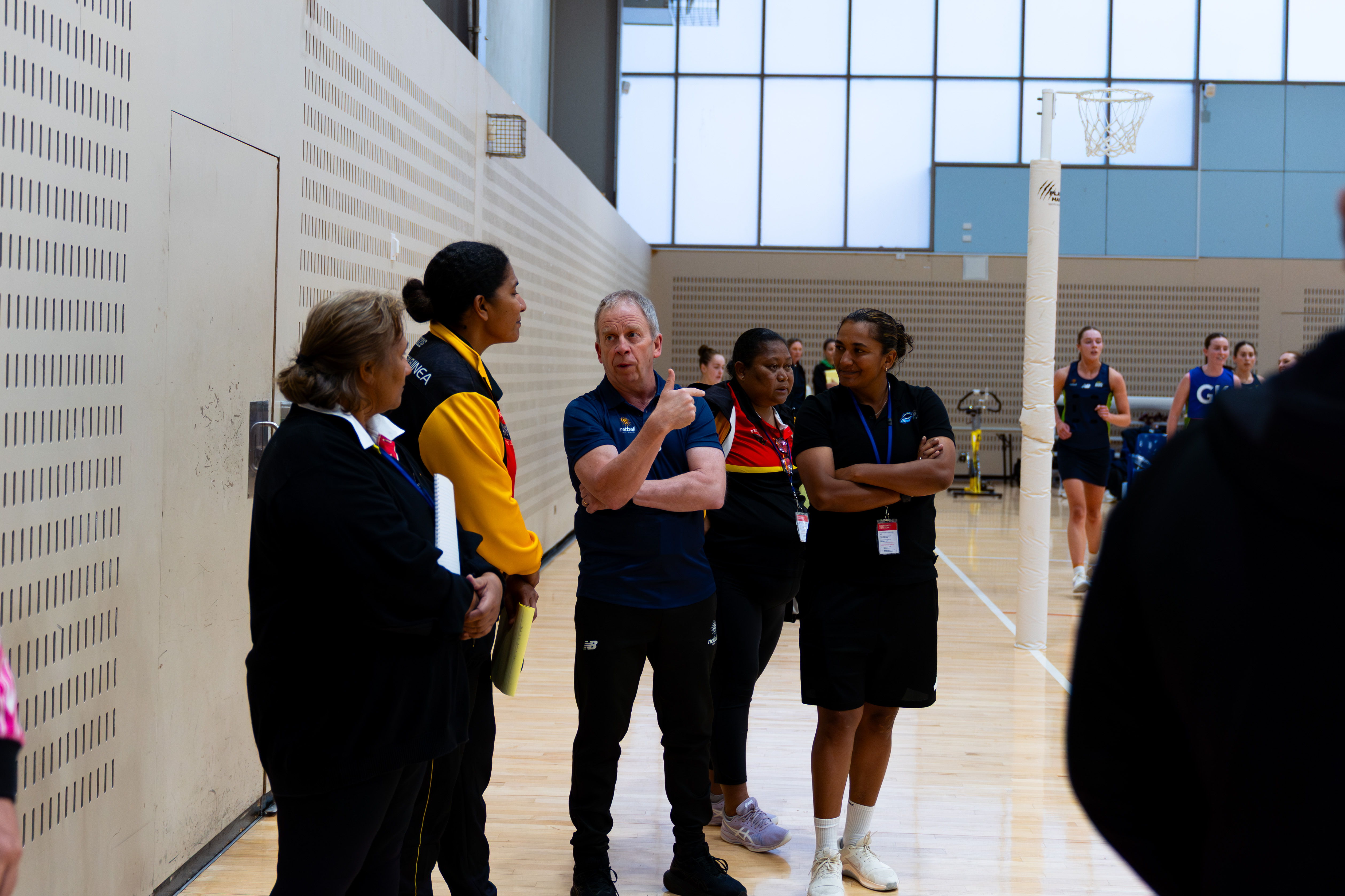 Jon Fletcher and Pacific Coaches at the AIS
