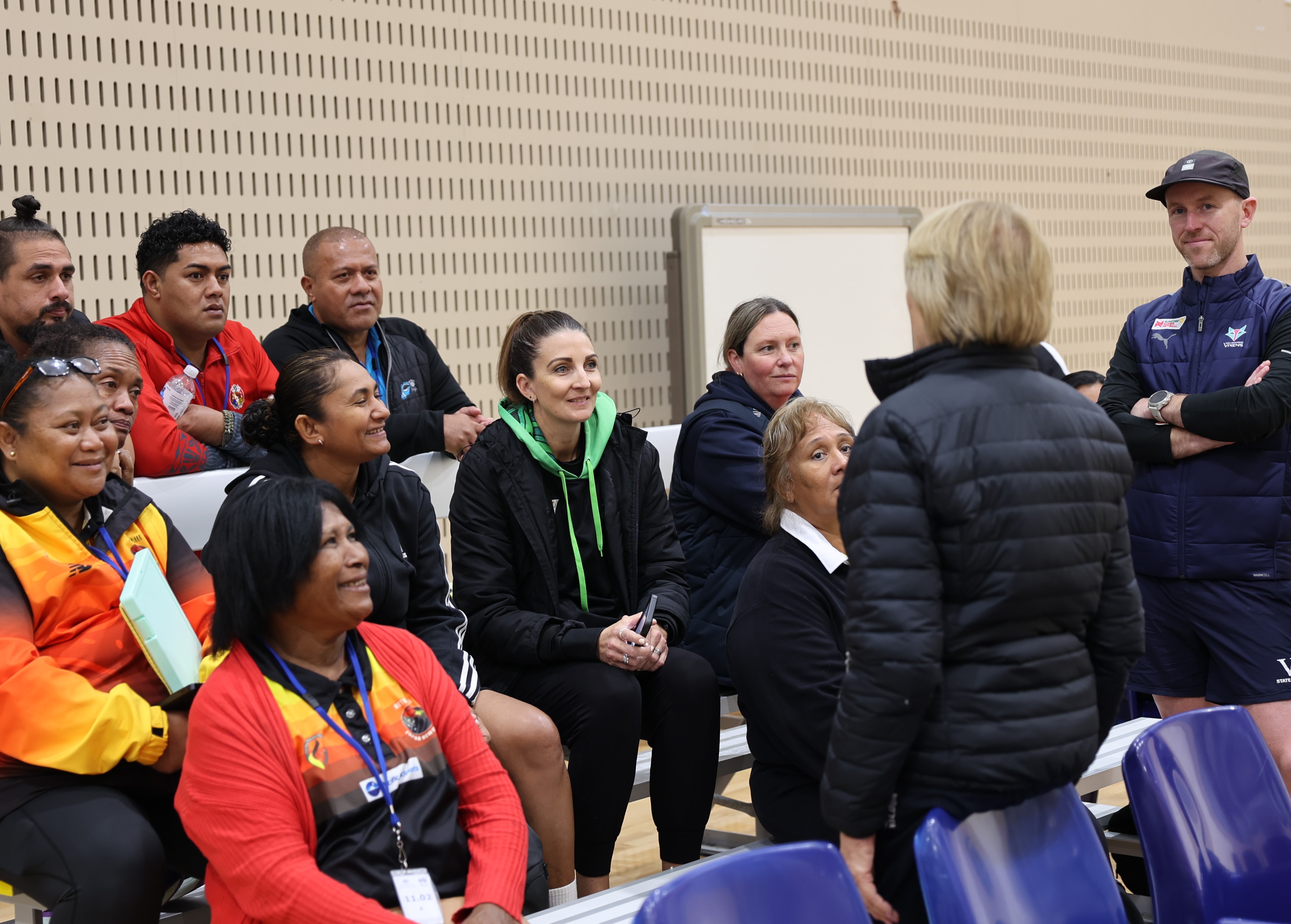 Julie Fitzgerald and Pacific coaches - AIS in Canberra 