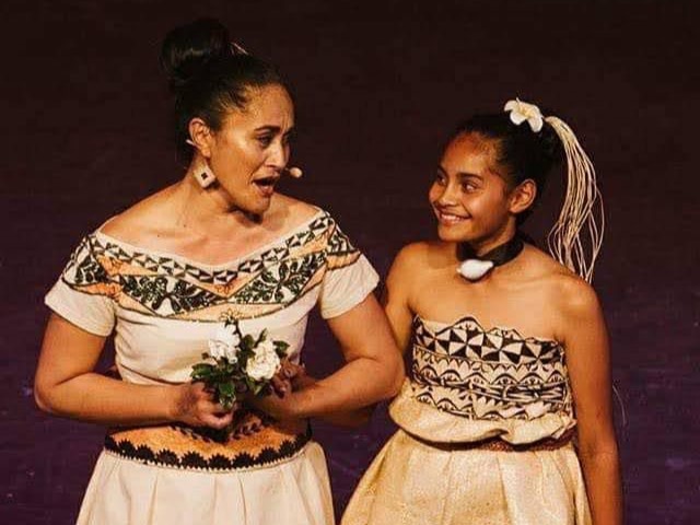 Monika 'Otai and her mum 