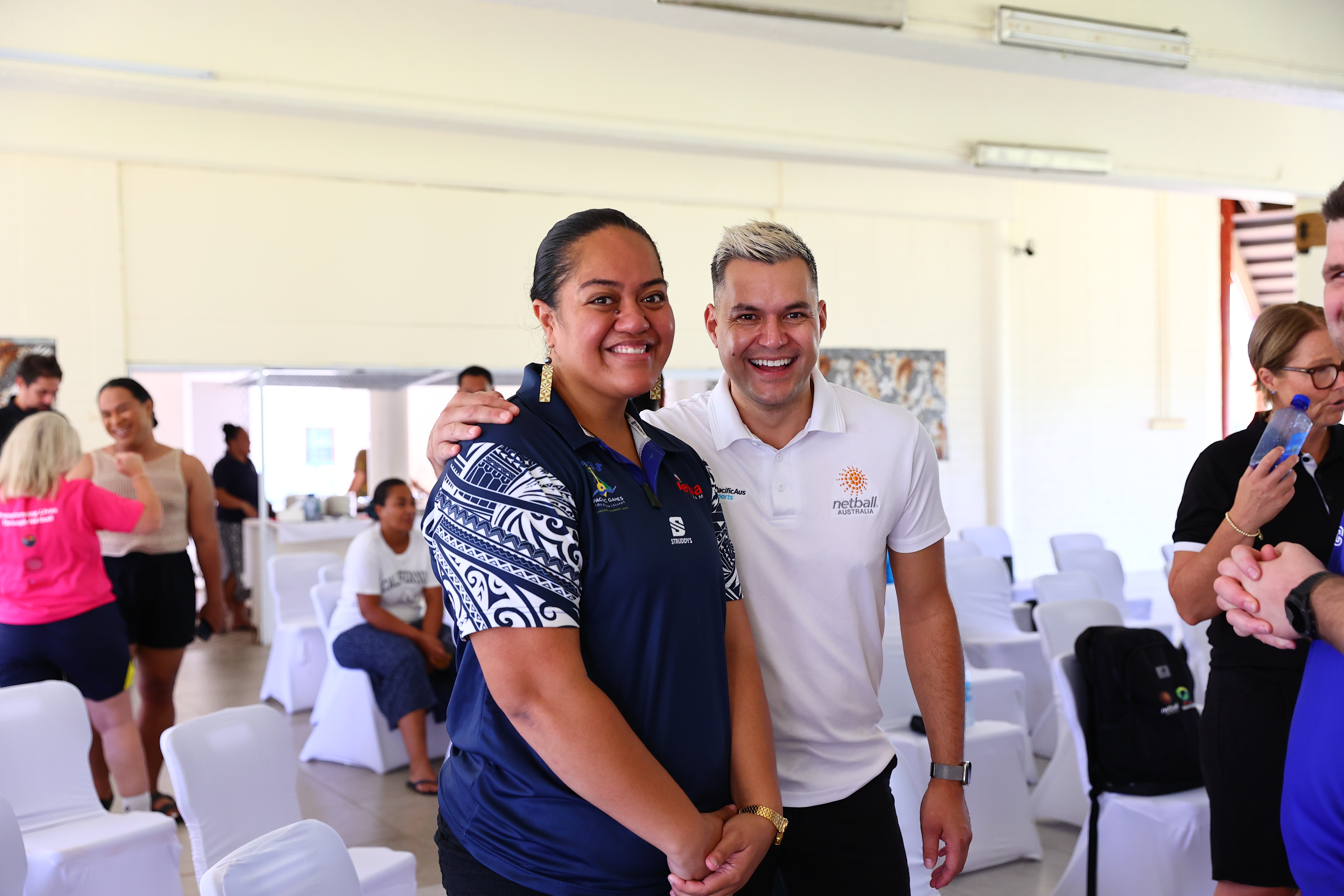 Tusi Faasootau-Ale and Tim Marshall