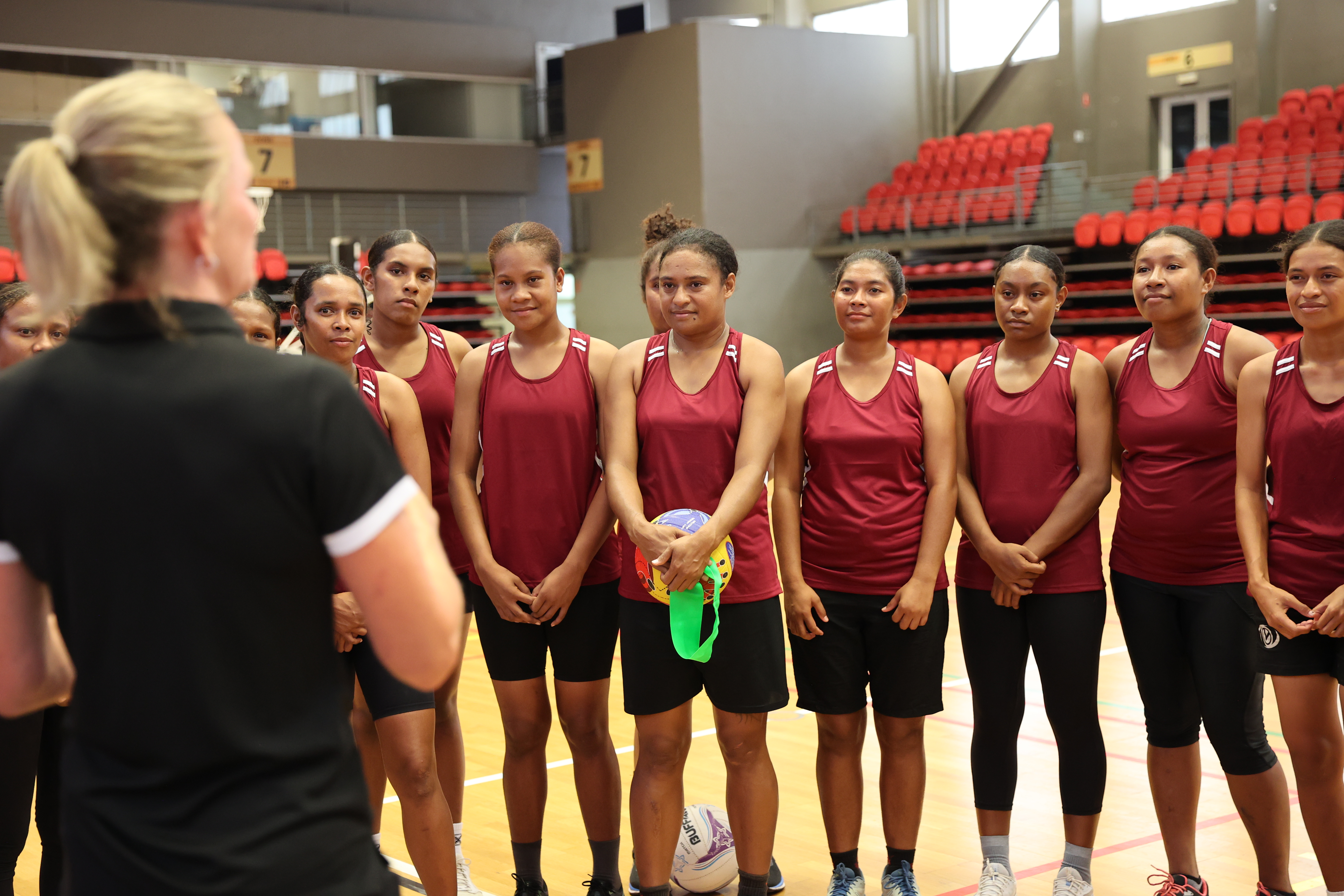 Simone McKinnis and PNG Pepes