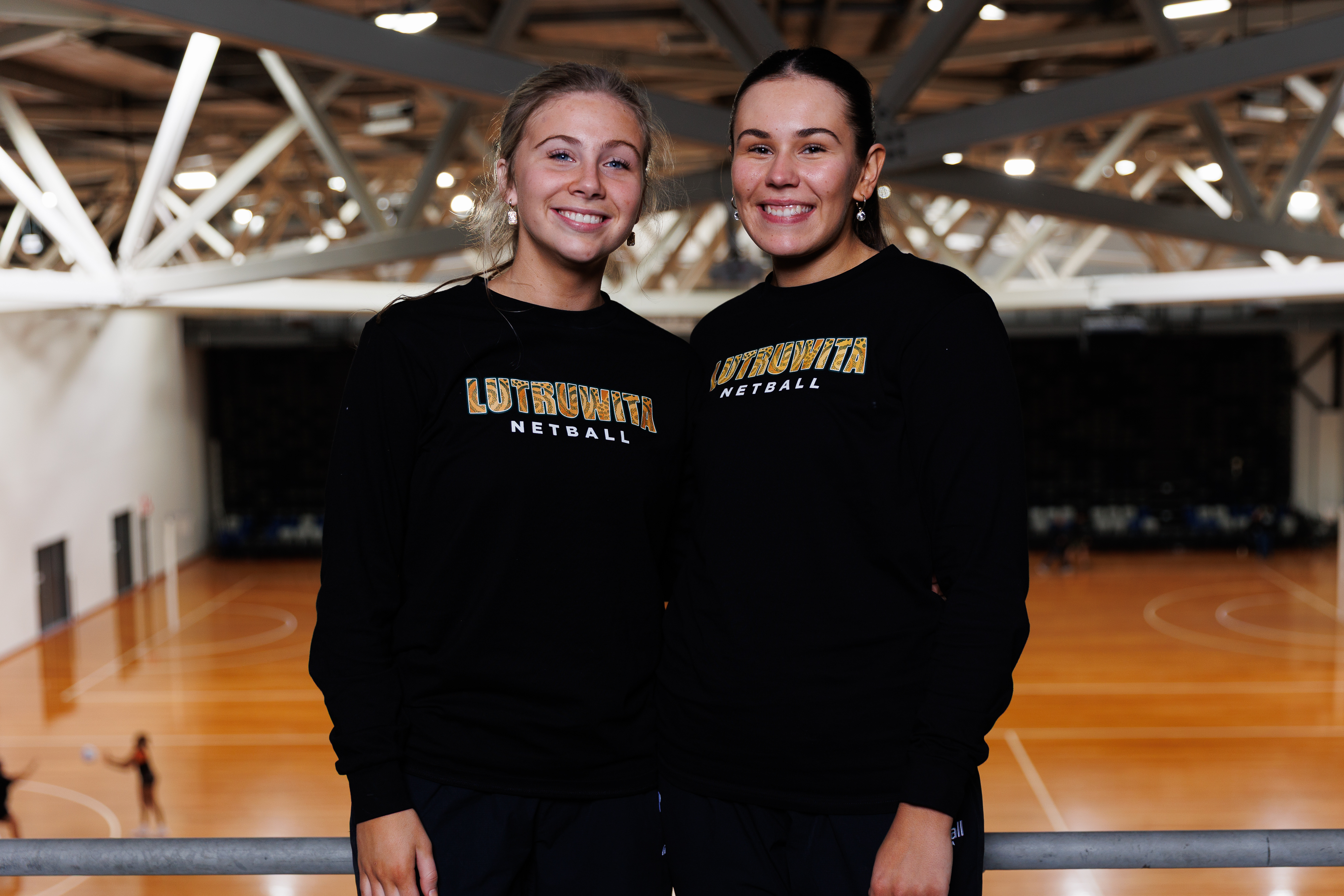 Tas Lutruwita FNT co-captains Abbey Geappen and Molly Green 2026